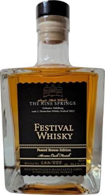 The Nine Springs 5yo Festival Whisky ex-Bourbon Amaro Finish 2. Deutsches Whisky Festival 56.4% 500ml