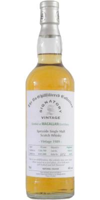 Macallan 1989 SV The Un-Chillfiltered Collection 9428 + 29 46% 700ml