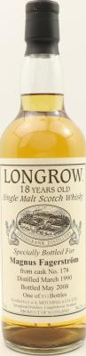 Longrow 1990 Private Bottling Refill Bourbon Hogshead #178 Magnus Fagerstrom 54.1% 700ml