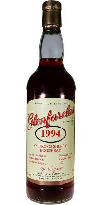 Glenfarclas 1994 Oloroso Sherry Hogshead 46% 700ml