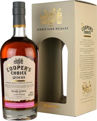 Blair Athol 2009 VM The Cooper's Choice American Oak + Pineau des Charentes 48.5% 700ml