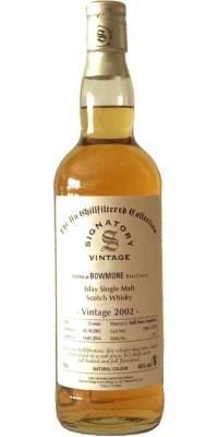 Bowmore 2002 SV The Un-Chillfiltered Collection Refill Sherry Hogsheads 2166 + 2170 46% 700ml