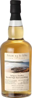 Inchgower 2008 ANHA 1st Fill Oloroso Butt 56.6% 700ml