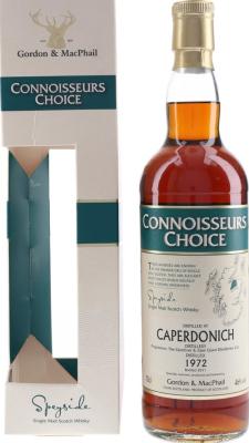 Caperdonich 1972 GM Connoisseurs Choice 1st Fill Sherry Butt 46% 700ml