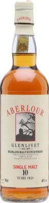 Aberlour Glenlivet 10yo Highland Malt Scotch Whisky F.LLI Ramazzotti S.p.A. Milano 40% 700ml