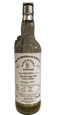 Glen Keith 1997 SV The Un-Chillfiltered Collection Cask Strength #72615 Selected by BeLux Tour 2019 51.7% 700ml