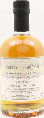 Cameronbridge 1982 WhB Bourbon Barrel #8280 54.1% 500ml