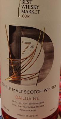 Dailuaine 2017 BWM Literki 54.8% 700ml