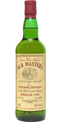 Strathmill 1992 JM Old Masters Cask Strength Selection #10908 63.4% 700ml