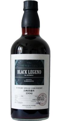 Yamazaki 1996 Black Legend The Owner's Cask Sherry Butt AX 70023 Kawachiya 59% 700ml