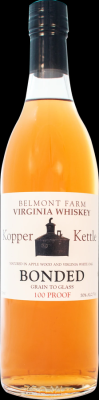 Kopper Kettle Virginia Whisky Grain to Glass Bonded 100 Proof 50% 750ml