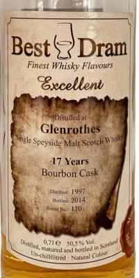 Glenrothes 1997 BD Excellent Bourbon Cask 50.5% 700ml