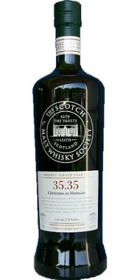 Glen Moray 1996 SMWS 35.35 Christmas in Morocco New Charred Missouri Oak 35.35 57% 700ml