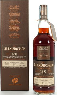 Glendronach 1991 Single Cask Batch 9 Pedro Ximenez Sherry Puncheon #5405 49.9% 700ml