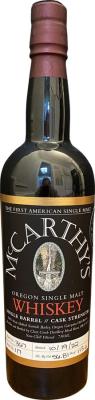 McCarthy's 6yo Oregon Single Malt Oregon Garryanna Oak Barrel K&L Wine Merchants 56.8% 750ml