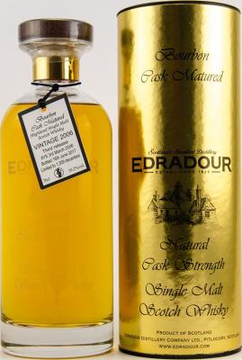 Edradour 2006 Natural Cask Strength 3rd Release Bourbon Casks 59.2% 700ml