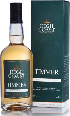 High Coast Timmer Peat Smoke The Origins Series Bourbon Batch 04 48% 500ml