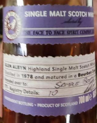 Glen Albyn 1978 FtF Bourbon Cask 50.5% 700ml