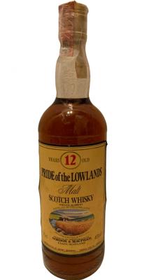 Pride of the Lowlands 12yo GM Malt Scotch Whisky Co. Import Pinerolo Torino Italy 40% 750ml