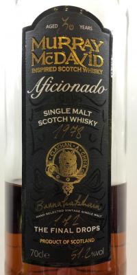 Bunnahabhain 1978 MM Aficionado Hogshead 51.2% 700ml