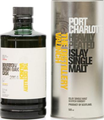 Port Charlotte 2004 The Distillery Valinch Bourbon Virgin Oak Cask 12/202-28 55.1% 500ml