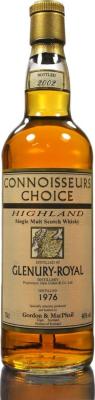 Glenury Royal 1976 GM Connoisseurs Choice 40% 700ml