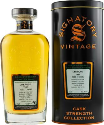 Linkwood 1997 SV Cask Strength Collection #4240 60.8% 700ml