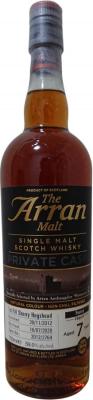 Arran 2012 1st Fill Sherry Hogshead 2012/2764 59% 700ml