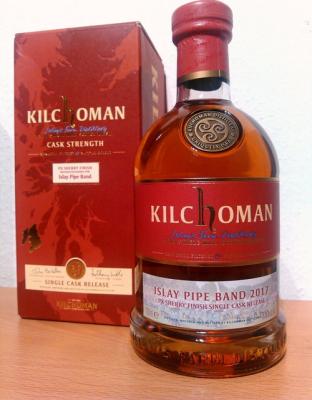 Kilchoman 2011 Islay Pipe Band 2017 PX Sherry Finish 699/2011 57.6% 700ml