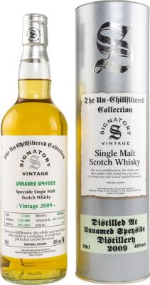 Unnamed Speyside 2009 SV The Un-Chillfiltered Collection Bourbon Hogshead 46% 700ml