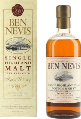 Ben Nevis 1973 Fort William Limited 355 + 56 50.8% 700ml