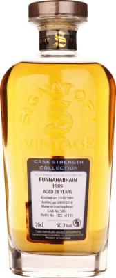 Bunnahabhain 1989 SV Cask Strength Collection 5800 + 5857 44.6% 700ml