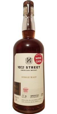 10th Street Single Malt Single Barrel ex pinot noir wine cask #211 50% 750ml