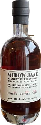 Widow Jane 10yo Single Barrel American Oak Barrel 1917 45.5% 700ml