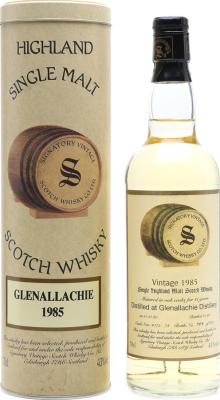 Glenallachie 1985 SV Vintage Collection Oak Casks 4072 74 43% 700ml