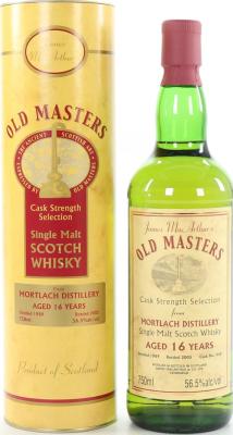 Mortlach 1989 JM Old Masters Cask Strength Selection #969 56.5% 750ml