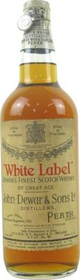 Dewar's White Label Dewar's finest scotch whisky of a great age 43% 750ml