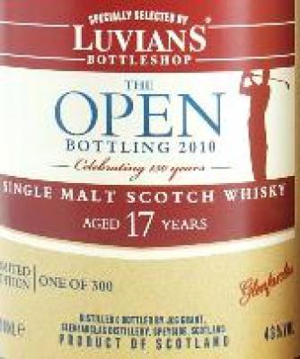 Glenfarclas 17yo Open Bottling 2010 Luvian's bottle shop 43% 700ml
