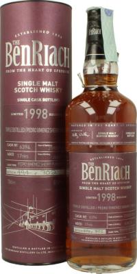 BenRiach 1998 Single Cask Bottling Batch 12 Pedro Ximenez Sherry Puncheon #6394 57.5% 700ml