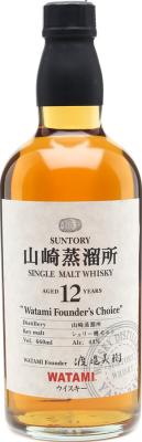 Yamazaki 12yo Watami Founder's Choice Miki Watanabe 43% 660ml