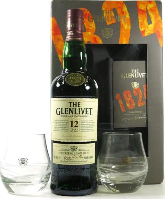 Glenlivet Giftbox With Glasses 12yo 40% 700ml