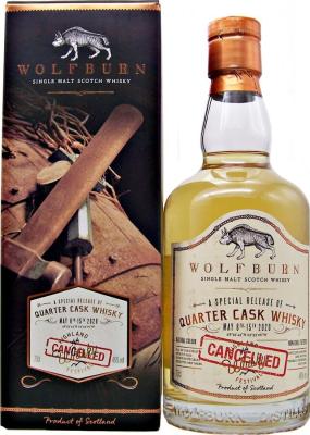 Wolfburn 2013 Highland Whisky Festival Cancelled 7yo Quarter cask 111 & 116 46% 700ml