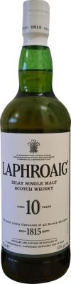 Laphroaig 10yo Laphroaig Import Company Chicago IL USA 43% 750ml