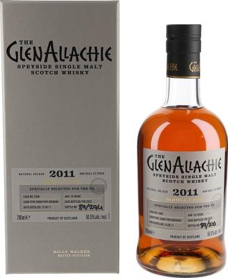 Glenallachie 2011 Single Cask Ruby Port Pipe The Art of Drinks 2022 56.6% 700ml