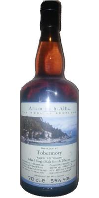 Tobermory 1995 ANHA The Soul of Scotland Sherry Finish 55% 700ml