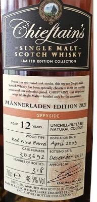 Speyside 2009 IM Mannerladen Edition 2021 Exclusively bottled for Germany 48.5% 700ml