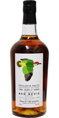 Ben Nevis 1968 CWC Exclusive Malts 5th Anniversary #3111 43.4% 700ml