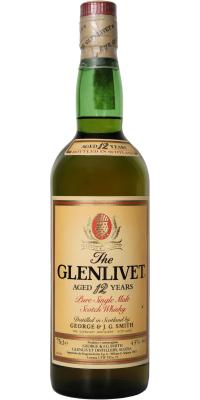 Glenlivet 12yo 43% 750ml