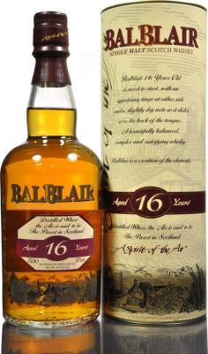 Balblair 16yo 43% 750ml