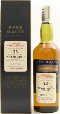 Teaninich 1972 Rare Malts Selection 64.95% 750ml